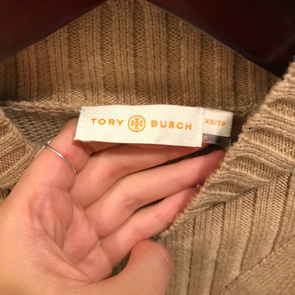 Wool Tory Burch turtleneck sweater
